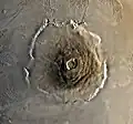 Olympus Mons auf dem Mars ist eines der höchsten Gebirge im Sonnensystem.