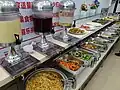 Ein vegetarisches Buffet