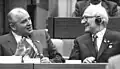Mit Erich Honecker, als dieser noch Chef in der DDR war