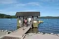Auf dem Laacher See kann man Boot fahren. Entstanden ist der See als Vulkan-Krater.