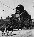 Die Synagoge am Bornplatz in Hamburg: Die Nationalsozialisten haben sie im Jahr 1938 zerstört, wie viele andere in Deutschland.