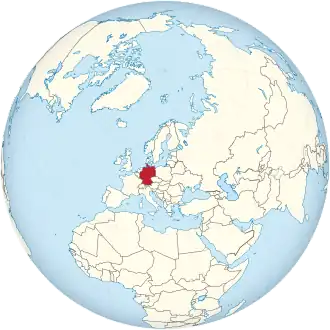 Germany on the globe (Europe centered).svg
