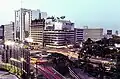 Ein reiches Viertel in der Hauptstadt Dhaka