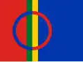 Die Flagge der Samen