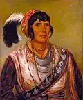 Osceola war ein Häuptling der Indianer. Er kämpfte gegen die Armee der USA.
