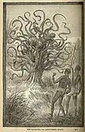 Aus einem Buch aus dem Jahr 1887: Diese Pflanze kann angeblich Menschen fressen.