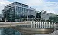 Wasserbrunnnen: Die Fontaine am Wiener Platz.
