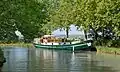 Ein Hausboot in Frankreich, auf dem Canal du Midi