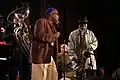 Der Sänger Dwight Trible mit dem Saxofonisten Pharao Sanders