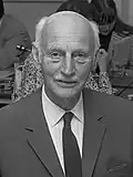 Otto Frank, etwa 25 Jahre nach dem Tod seiner Familie