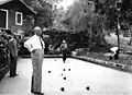 Adenauer beim Urlaub in Italien