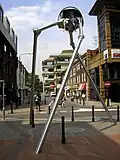 Maschine vom Mars: Eine nicht so ernst gemeinte Statue in der englischen Stadt Woking.