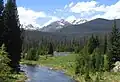 Das Quell-Gebiet des Flusses Colorado