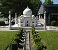 Das Taj Mahal im Minimundus, in Klagenfurt in Österreich