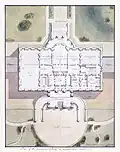 Originalplan des Weißen Hauses von 1807