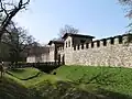 Die Saalburg war ein Lager der Römer.