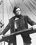 Aus einem Film im Jahr 1956: Der Schauspieler Gregory Peck spielt den Kapitän Ahab.