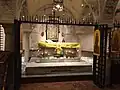 Seine Gebeine sollen sich in der Kathedrale von Bari in Italien befinden.