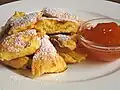 Ein lockerer Kaiserschmarrn, bei dem man das Eiklar abgetrennt hat