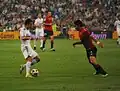 Cristiano Ronaldo gilt als „König des Übersteigers“. Das ist ein Trick, mit dem er Verteidiger verwirrt.