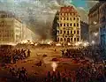 Kämpfe in Dresden, im Jahr 1849