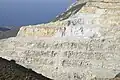 Ein Steinbruch für Kreidegestein auf der griechischen Insel Kreta