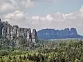 Die Sächsische Schweiz: Kurz vor der Wiedervereinigung hat Ostdeutschland viele Nationalparks eingerichtet.