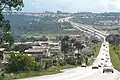 Auf einer Straße im Bundesdistrikt, in dem Brasília liegt