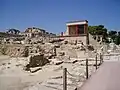 Knossos, ein Palast der Minoer, wurde hier zum Teil nachgebaut.