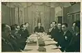 Ein Treffen des Vereins für die türkische Sprache, im Jahr 1933
