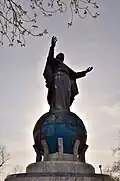 Eine große Jesusstatue ist das wichtigste Wahrzeichen der Hauptstadt Dili