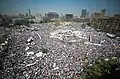 Im Jahr 2011, im Arabischen Frühling: eine Demonstration auf dem Tahrir-Platz.