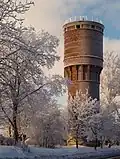 Ein alter Wasserturm in Estland