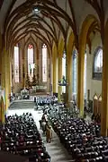 In einer Kirche in Jena am 1. Weihnachtstag