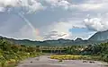 Am Ende eines Regenbogens hat ein Kobold seinen Goldschatz vergraben. Das glauben manche in Irland.