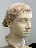 Eine römische Statue von Kleopatra der Siebten
