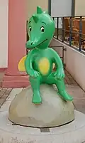 Tabaluga-Statue in Erfurt