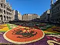Der Blumenteppich auf dem Großen Markt ist ein Weltkulturerbe.