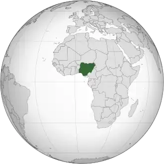 Nigeria (orthographic projection).svg