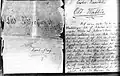Die erste Seite des Romans Old Surehand, von Karl May selbst in Deutscher Handschrift geschrieben