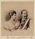 Wilhelm mit seiner Frau, Kaiserin Auguste Viktoria
