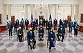 Präsident Biden mit den Ministern seiner Regierung.