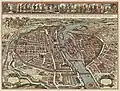 Vor 400 Jahren: ein Stadtplan von Paris.