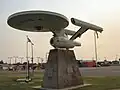 Ein Modell des Raumschiffs Enterprise, wie man es in der ersten Serie gesehen hat. Dieses Modell steht in den USA.