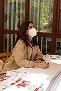Solche Masken kennt man vor allem wegen Corona.