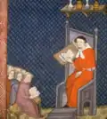 Eine Universität im Mittelalter in Frankreich