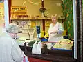 Sauerkraut in einem Laden in Ungarn