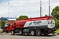 Ein Tanklastwagen in Indonesien