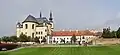 In Litomyšl: ein altes Kloster mit Kirche aus der Zeit des Barock.