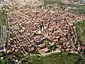 Ein Luftbild der Altstadt von Rothenburg